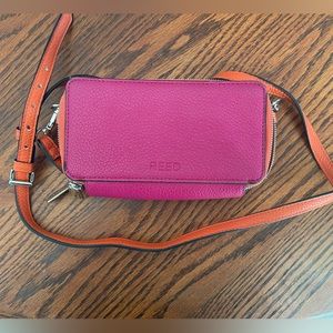 Reed Krakoff Crossbody! Orange and Raspberry!